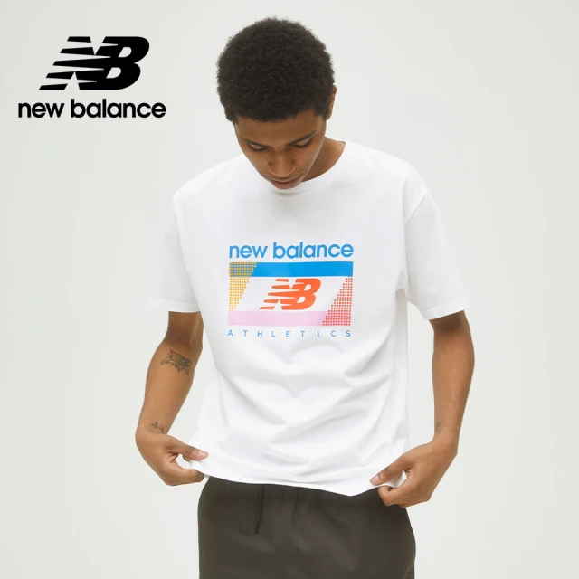 NEW BALANCE【NEW BALANCE】NB 短袖上衣_男性_白色_AMT21502WT