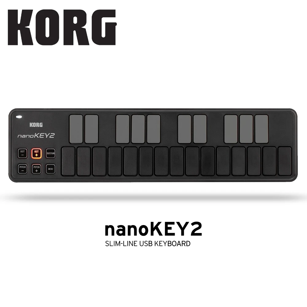 【KORG】NANOKEY 2代 25鍵 MIDI鍵盤 迷你鍵盤控制器(公司貨)