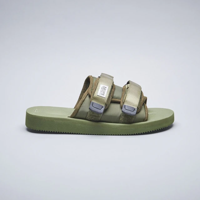 【SUICOKE】MOTO-CAB OG-056CAB 軍綠 抗菌內裡 魔鬼氈 輕量 薄款 拖鞋 SK21056CABOL