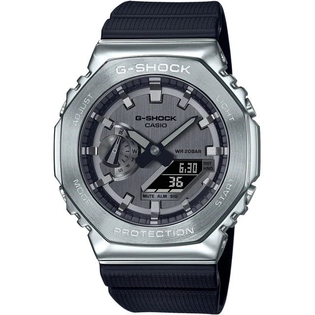 【CASIO 卡西歐】八角金屬原創經典G-SHOCK系列(GM-2100-1A)