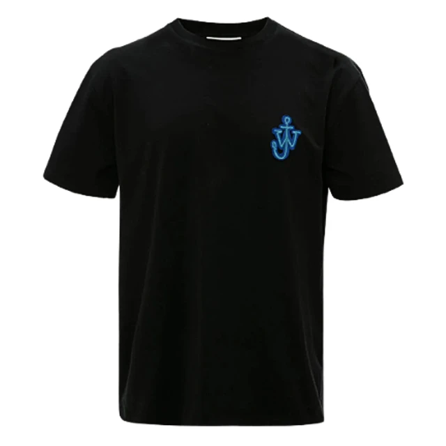 【JW Anderson】男款 ANCHOR系列 黑色短袖T恤(S號、M號、L號、XL號)