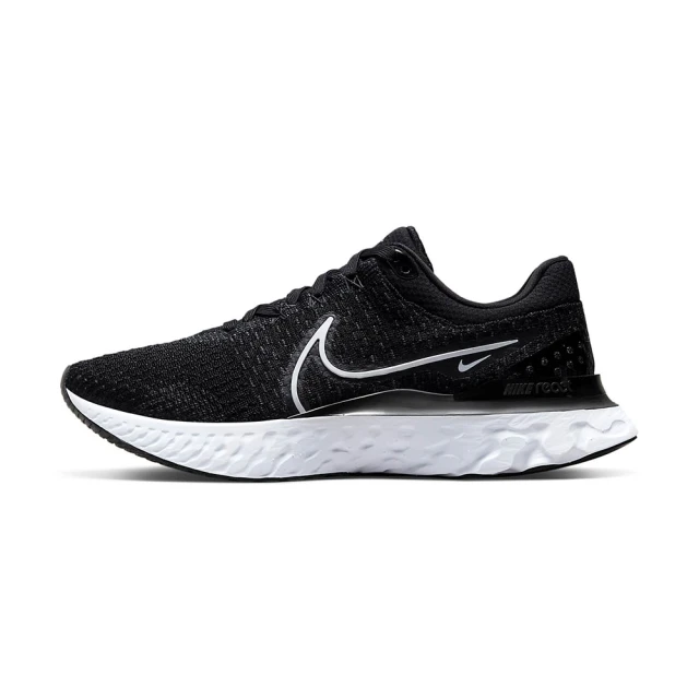 NIKE 耐吉【NIKE 耐吉】React Infinity Run Flyknit 3 男鞋 黑色 避震 運動 慢跑鞋 DH5392-001