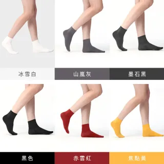 【SunFlower 三花】無痕肌1/2彩色休閒襪(青藍_momo獨家)