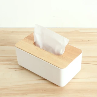 【巴芙洛】震撼價-橡木面紙盒-小(文創方形木蓋面紙盒/衛生紙盒)