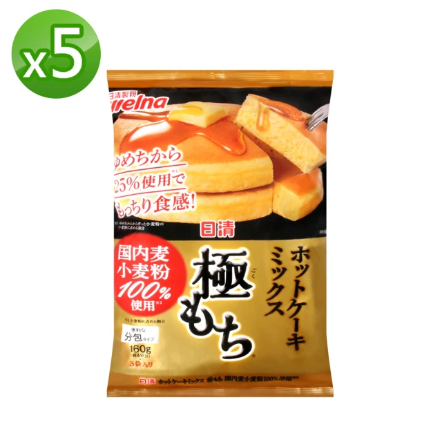 【NISSIN 日清】日清極致濃郁鬆餅粉540g(X5包入組)