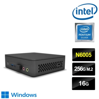 【Intel 英特爾】NUC平台奔騰四核{驃騎少校W} Win10迷你電腦(N6005/16G/256G M.2)