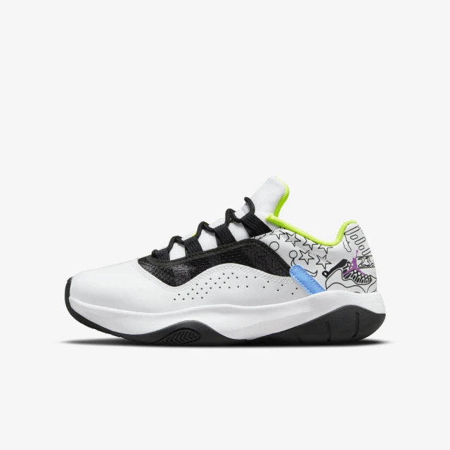 NIKE 耐吉【NIKE 耐吉】Nike Air Jordan 11 CMFT Low SE GS 大童 籃球鞋 喬丹 白 黑(DM3397-100)