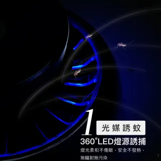 【EgoStyle】幻超 日式光觸媒強效捕蚊燈(2入組)