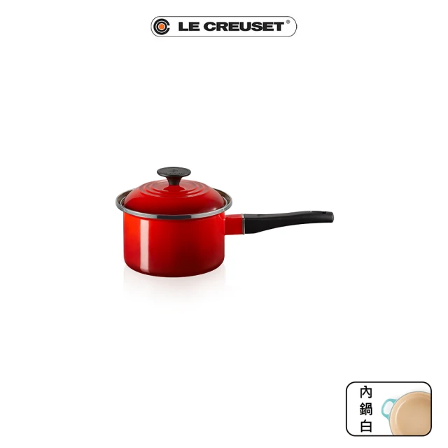 【Le Creuset】琺瑯醬汁鍋14cm(櫻桃紅)