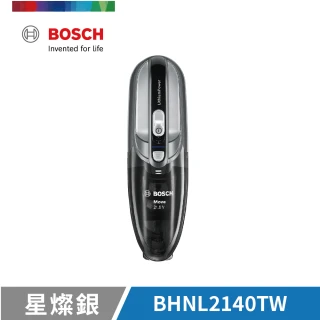 【BOSCH 博世】輕巧手持無線吸塵器 BHNL2140TW(星燦銀)
