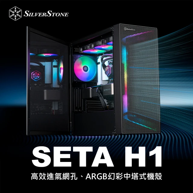 【SilverStone 銀欣】SETA H1(高效進氣網孔)