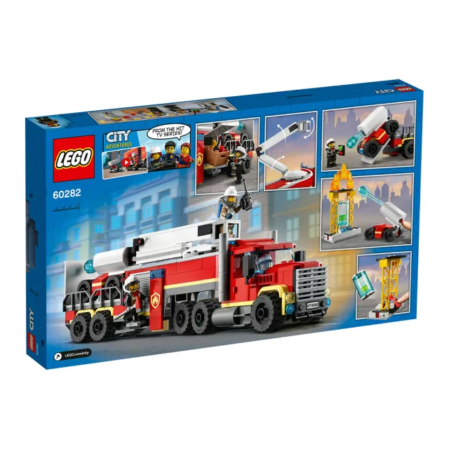 Lego 樂高 城市系列消防指揮車602 消防員消防車 602 Momo購物網