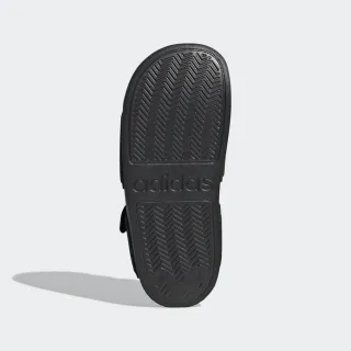 【adidas 愛迪達】GW0344 運動鞋 涼鞋 童鞋 兒童涼鞋 黑 ADILETTE SANDAL K(GW0344)