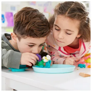 【PLAYDOH 培樂多】黏土補充罐系列-八色無毒黏土組-霓虹派對款 E5044(小孩幼兒兒童玩具/益智玩具/兒童手作)