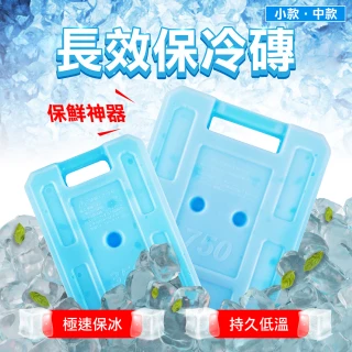 【Jo Go Wu】迷你急凍保冰磚-中款770gx2入(冰袋/保冷劑/凍磚/釣魚/保鮮/冰塊磚)