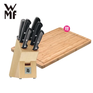 【WMF】Class Line 刀具六件組(贈竹製砧板38x25cm)