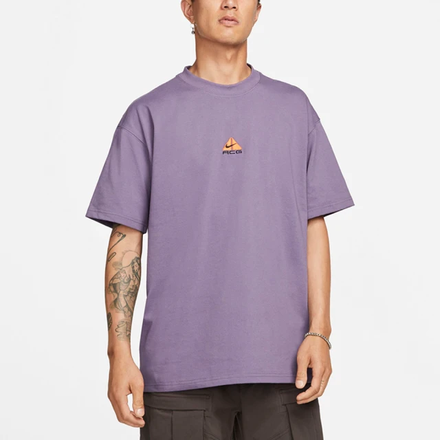 【NIKE 耐吉】上衣 男款 短袖上衣 運動 AS M NRG ACG SS TEE LBR LUNGS 紫 DQ1816-553