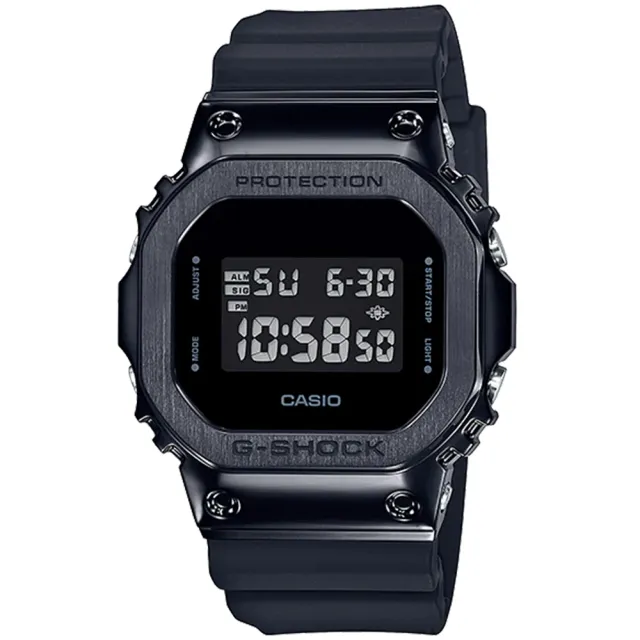 【CASIO 卡西歐】G-SHOCK 街頭潮流電子手錶(GM-5600B-1/速)