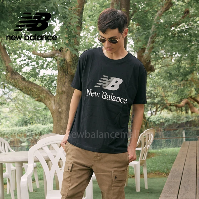 NEW BALANCE【NEW BALANCE】NB 短袖上衣_男性_黑色_AMT21529BK