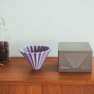 【ORIGAMI】日本 ORIGAMI 摺紙咖啡陶瓷濾杯組Ｍ 11色(2款杯座可選)