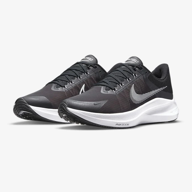 NIKE 耐吉【NIKE 耐吉】慢跑鞋 男鞋 運動鞋 緩震 ZOOM WINFLO 8 黑 CW3419-006