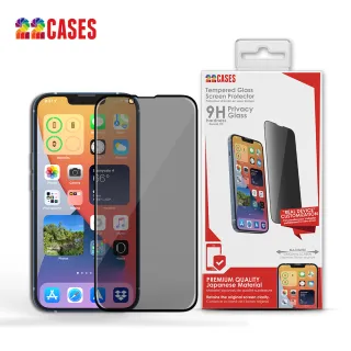 【22 CASES】iPhone 13/13 Pro 6.1吋防偷窺滿版鋼化玻璃保護貼(防窺滿版鋼化玻璃保護貼)