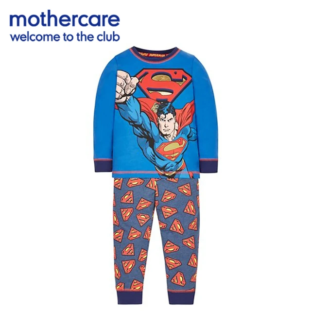 【mothercare】超人長袖居家服/睡衣/睡褲/上衣+褲子(3-8歲)