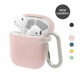 犀牛盾防摔保護套組【Apple 蘋果】AirPods 藍芽耳機(全新2019款搭配充電盒 