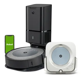 【美國iRobot】Roomba i3+ 自動集塵掃地機+Braava Jet m6 沉靜藍拖地機 頂尖絕配(保固1+1年)