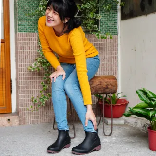 花見小路 手製鞋 現貨 時尚短筒 雨晴兩用 高質感霧面雨靴 防水 短筒 雨靴 與鞋 靴子 Momo購物網