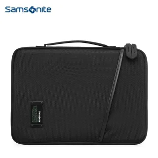 【Samsonite 新秀麗】Samsonite DENDI-ICT BP5*006 14吋可手提黑色筆電收納包(電腦包)
