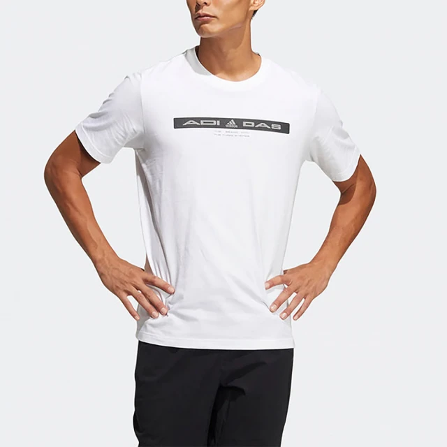 adidas 愛迪達【adidas 愛迪達】上衣 男款 短袖上衣 運動 亞規 TH REFBAR TEE 白 HE9949