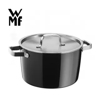 【德國WMF】Fusiontec Aromatic 高身湯鍋 24cm 6.2L(黑色)