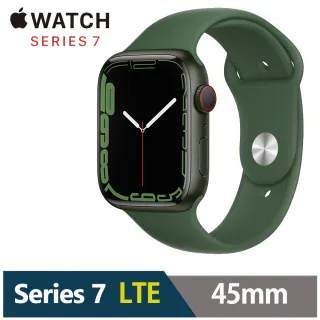 【Apple 蘋果】Apple Watch S7 LTE 45mm★充電集線底座組(鋁金屬錶殼搭配運動型錶帶)