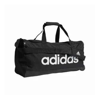 【adidas 愛迪達】行李袋 Essentials Duffle Bag 黑 旅行袋 健身 旅行袋 大容量 包包 愛迪達(GN2038)