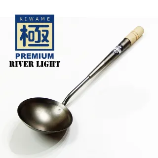 【極PREMIUM】日本製無塗層 不易生鏽鐵製中華鍋炒鍋33cm+中式鍋鏟(超值兩件組)