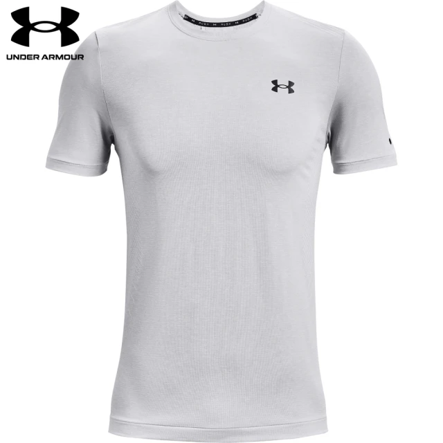 【UNDER ARMOUR】男 Rush Seamless短T-Shirt_1361130-014(光暈灰)