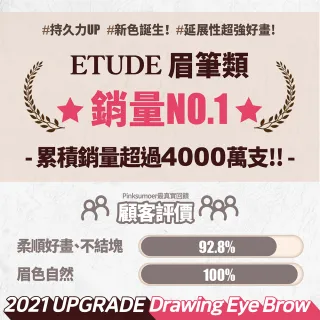 【ETUDE HOUSE】素描高手造型眉筆(4入組)