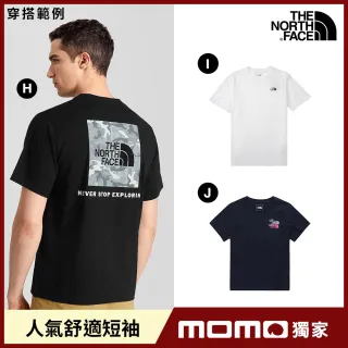 【The North Face】男女款經典短袖T恤(多款可選)