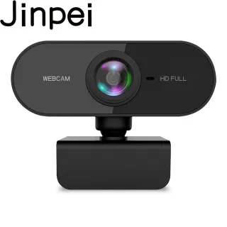 【Jinpei 錦沛】1080p FHD 高畫質網路攝影機 視訊鏡頭 Webcam(JW-01B)