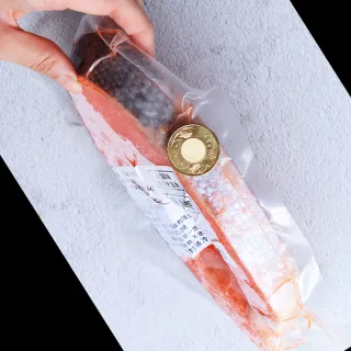 【優鮮配】嚴選中段厚切鮭魚4片 約420g/片『momo老饕美味標章』 認證