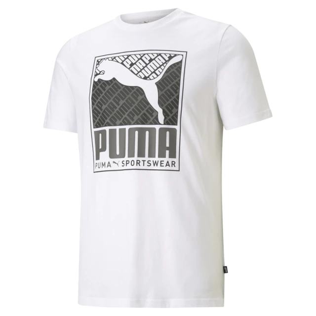【PUMA官方旗艦】基本系列Cat Box短袖T恤 男性 58776602
