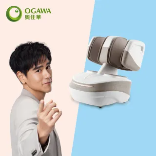 【OGAWA】按摩組合購：溫感肩頸揉捏按摩墊+雙享足(OG-1203+OG-888)