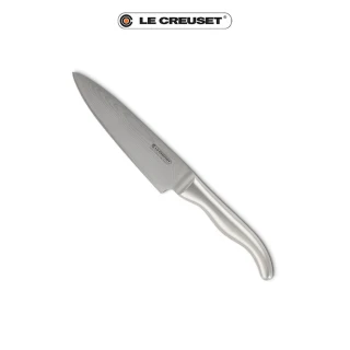 【Le Creuset】大馬士革鋼主廚刀 15cm(不鏽鋼柄)