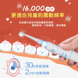 【SAMPO 聲寶】兒童彩光音波震動牙刷/電動牙刷(1806CL+4T)