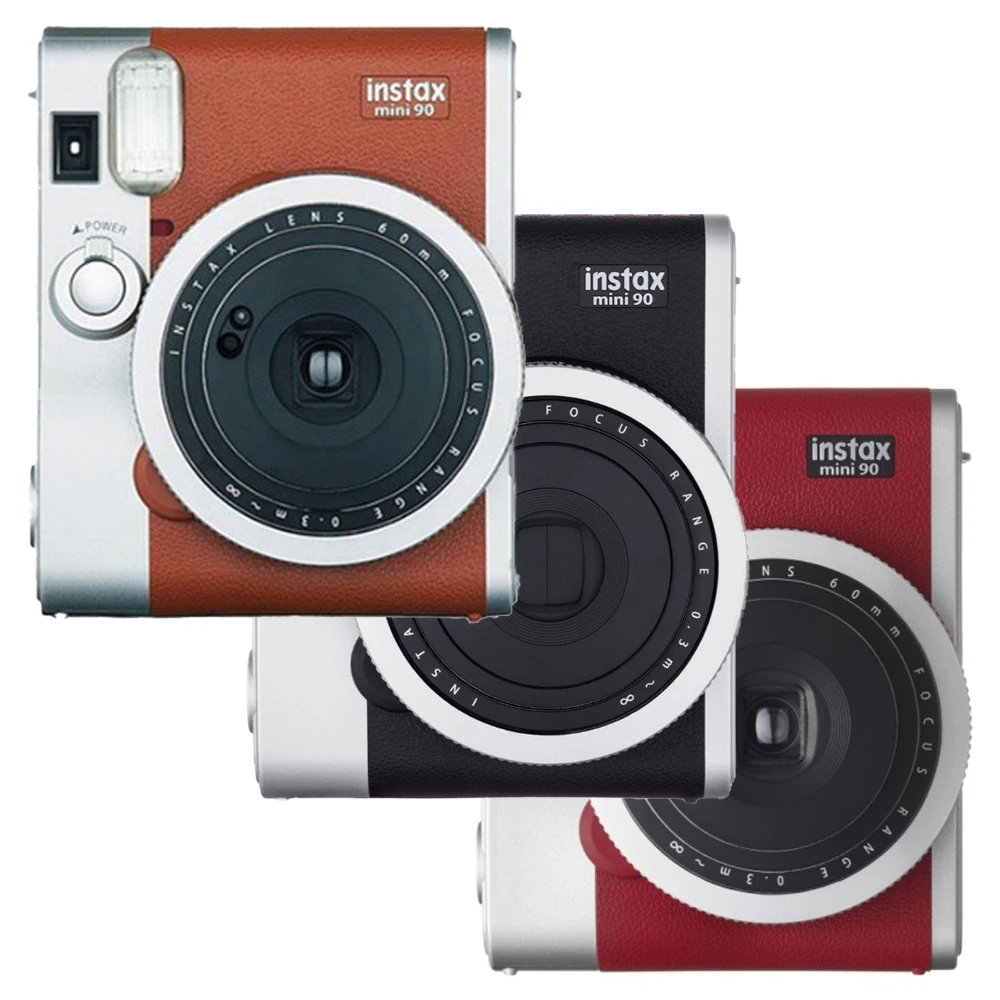 【FUJIFILM 富士軟片】instax mini 90 拍立得相機 含空白底片40張(Mini90 公司貨)