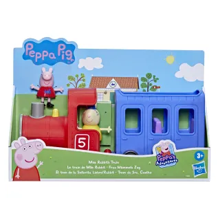 【Peppa Pig 粉紅豬小妹】家家酒系列-兔小姐的火車 F3630(幼兒小孩玩具/趣味玩具/佩佩豬玩具/男孩女孩禮物)