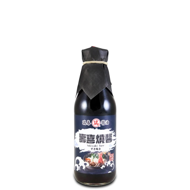 瑞春醬油 台灣好醬黑豆醬油420ml*12瓶(黑豆純釀造)品