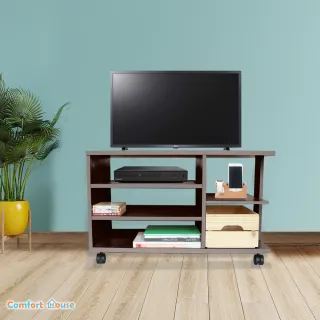 【Comfort House】日式簡約可移動多層收納電視櫃(置物架 中島櫃 電視架)