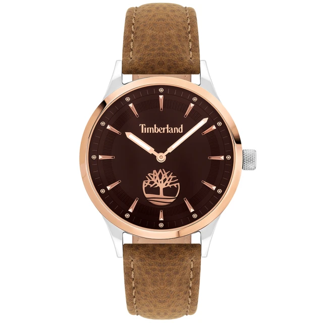 【Timberland】天柏嵐 典雅魅力雙針手錶-38mm(TDWLA2200202)